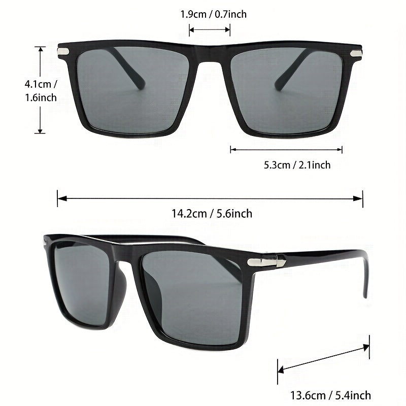 Vintage Square Frame Sunglasses Cat Eye Glasses Wrap Around Eyewear