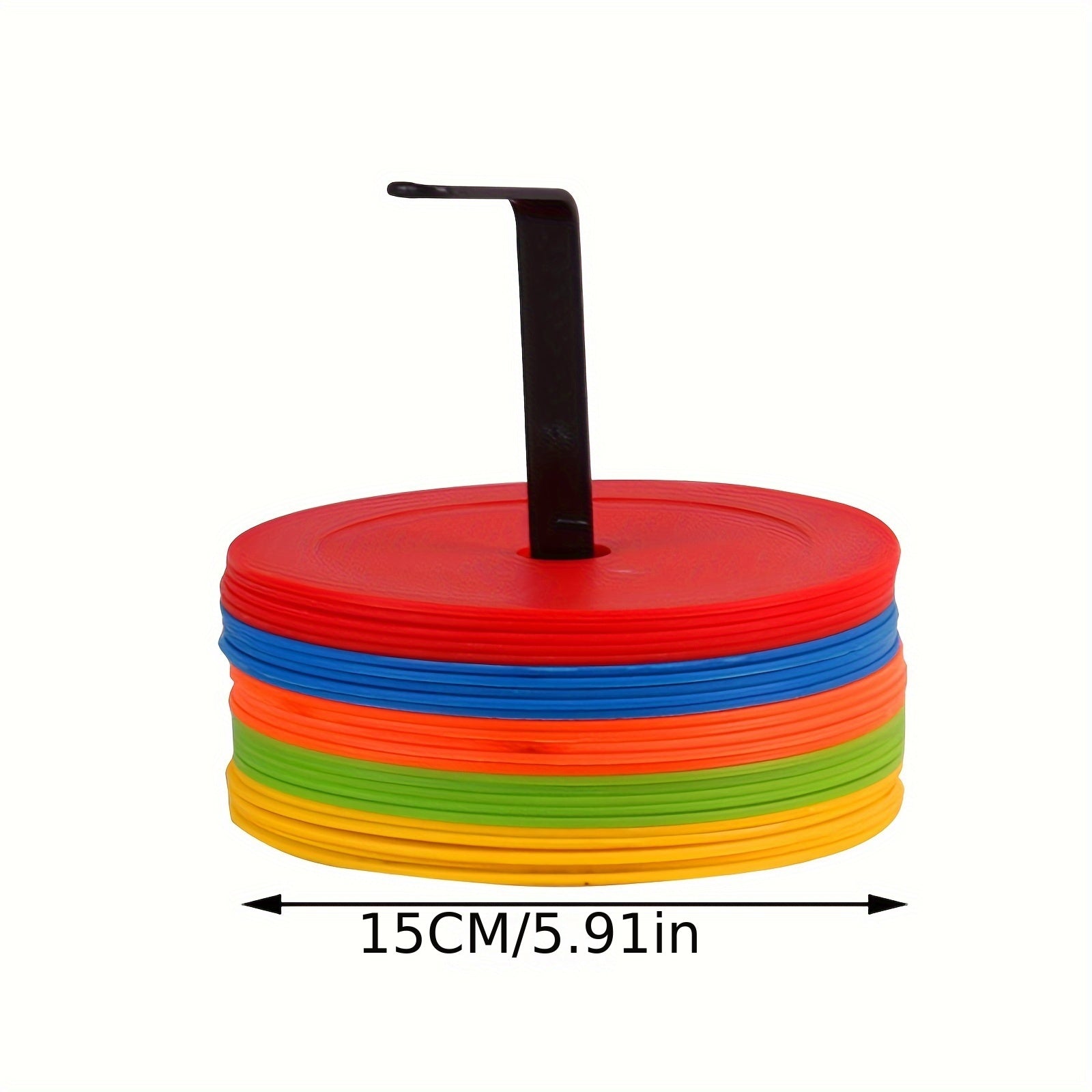 10pcs Mini Round Mouth Football Training Sign Disc Sports Supplies