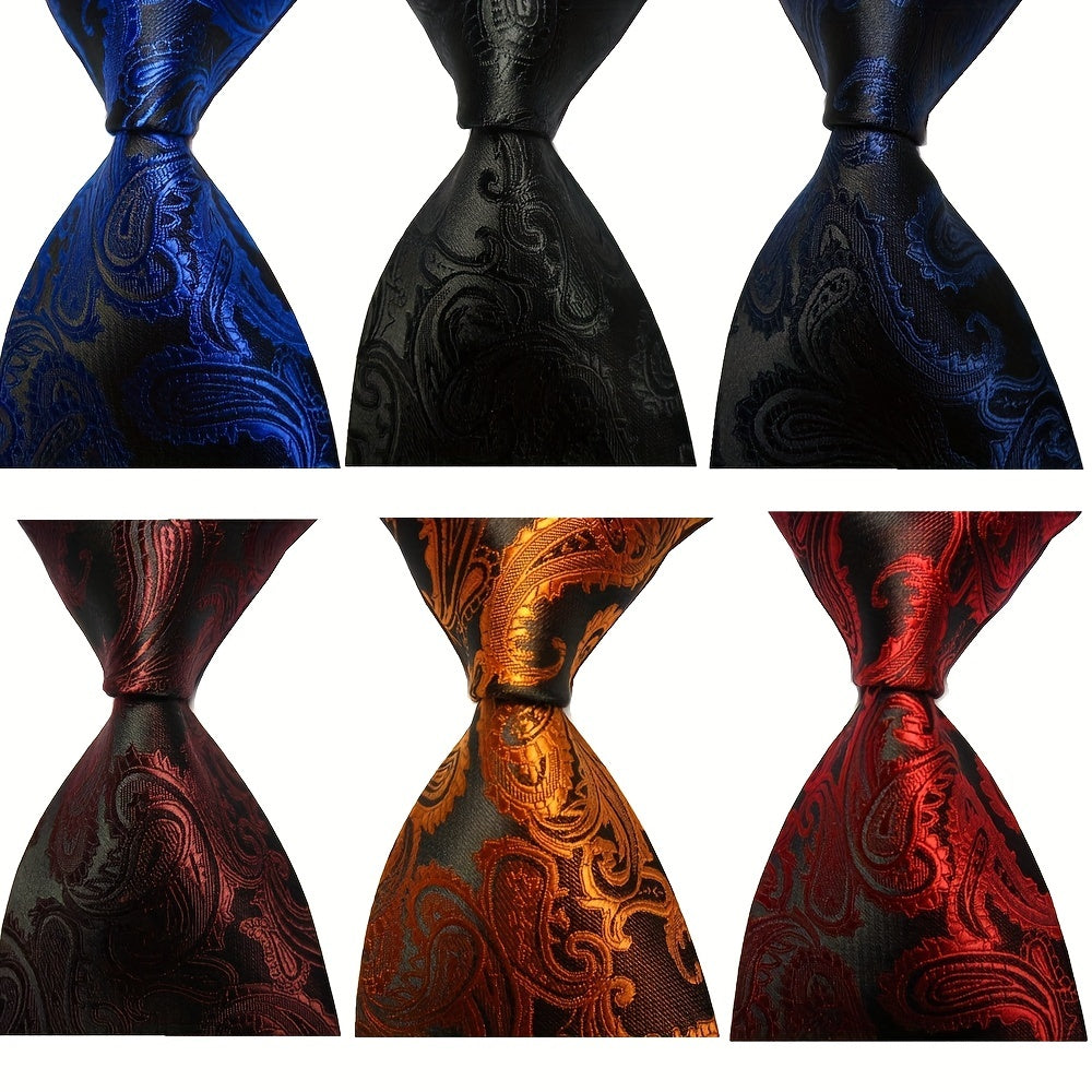 Men's Complex Patterns Necktie Set