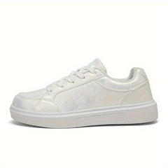 Women's Lace-up Skate Shoes Platform Sporty Casual Sneakers