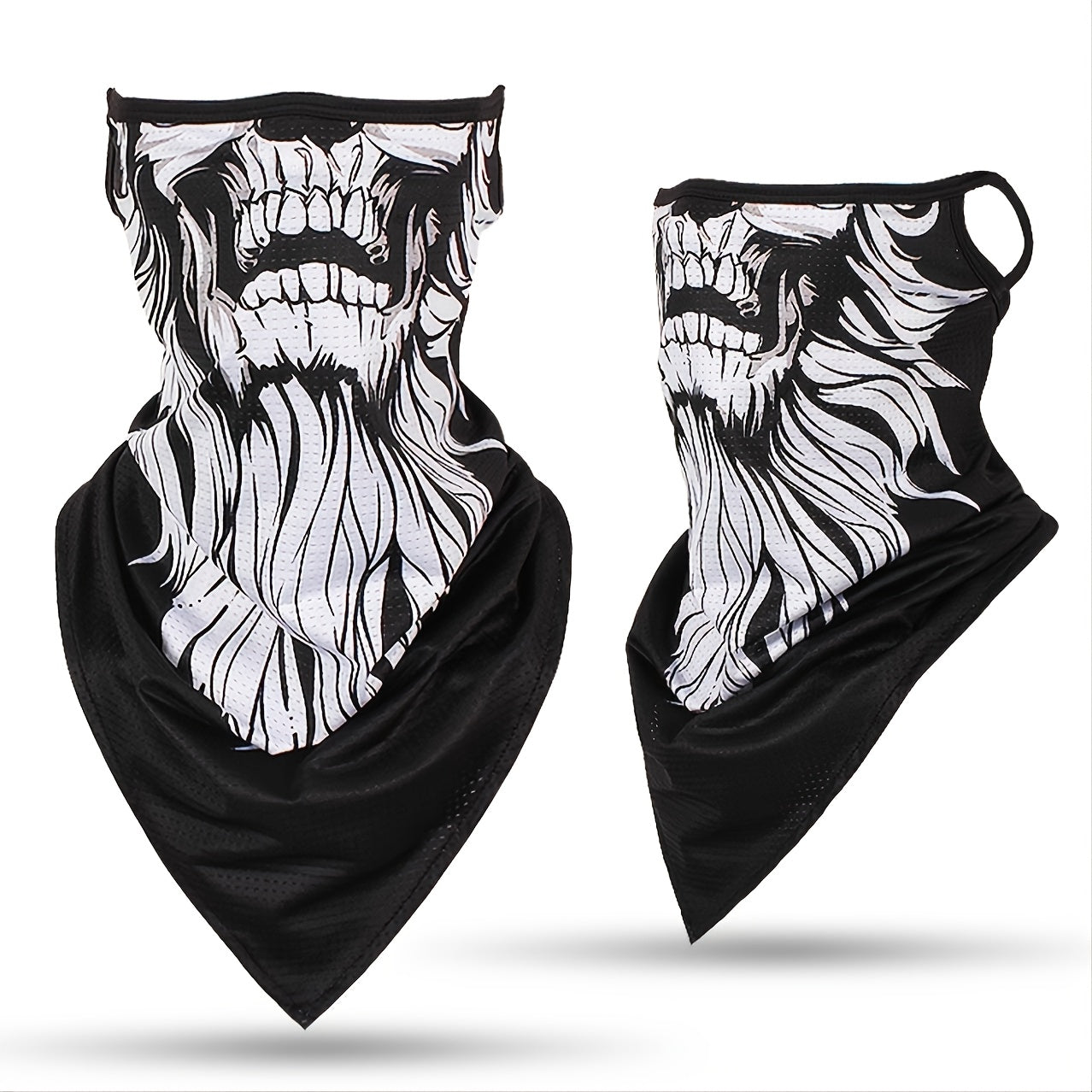 Mesh Facemask Polyester Neck Windproof Dustproof Fishing Sunscreen Scarf
