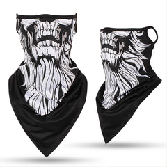 Mesh Facemask Polyester Neck Windproof Dustproof Fishing Sunscreen Scarf