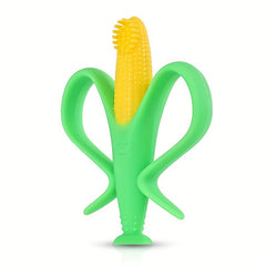 Silicone Corn Teether Toothbrush Baby Teething Toy