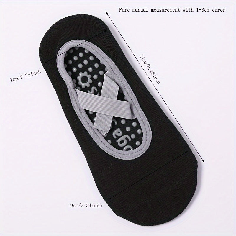 Breathable Yoga Socks Non-slip Cross Strap Sports Socks