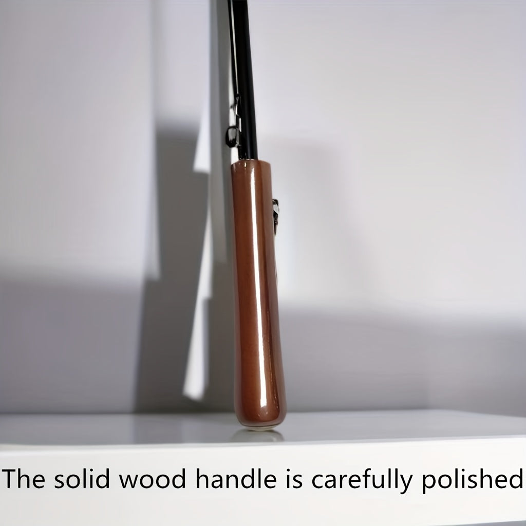 Vintage Long Handle Umbrella Wind Resistant Business Straight Pole Long Umbrella