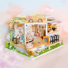 Toy DIY Assembly Model Doll House Micro Scene Hand held House