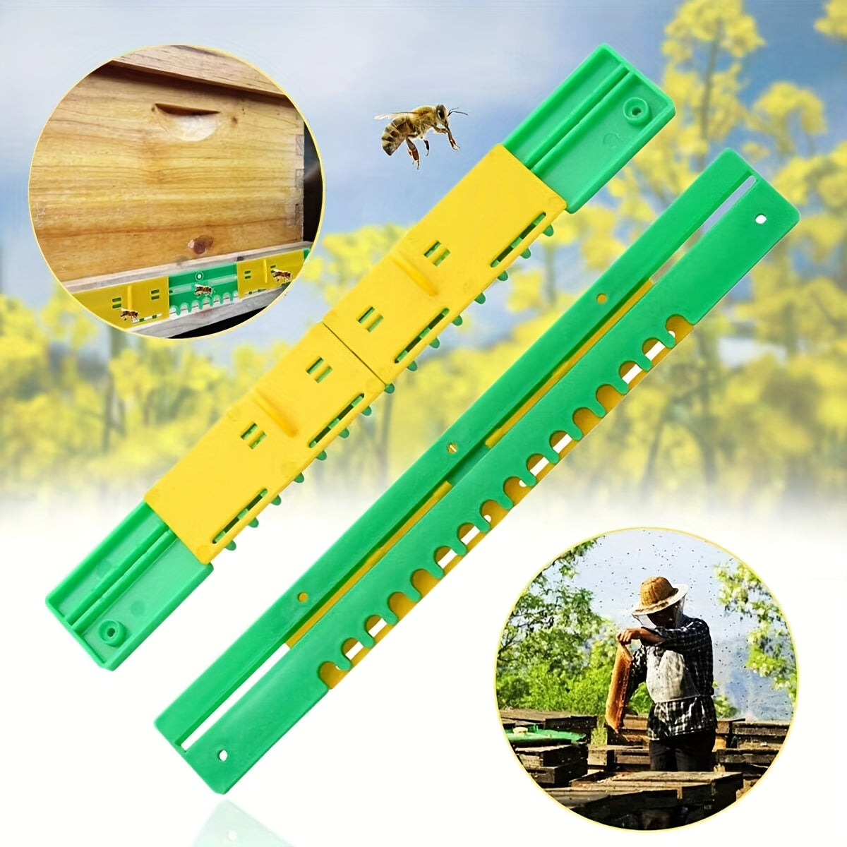 Beehive Travel Gate 8 Frame Plastic Reducer Apiculture Door
