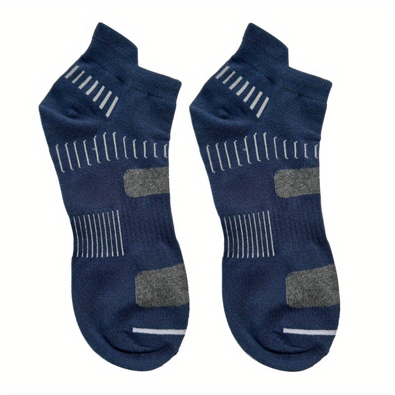 Unisex Athletic Ankle Socks Arch Support Cushioned Socks
