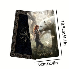78pcs Rune Tarot Card Rider Waite Cards Board Game Toy