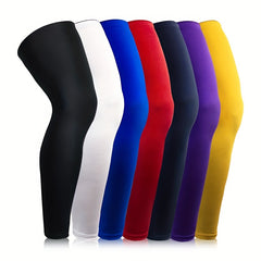 1pc Sports Knee Pads Extended High Elastic Compression Leg Pads
