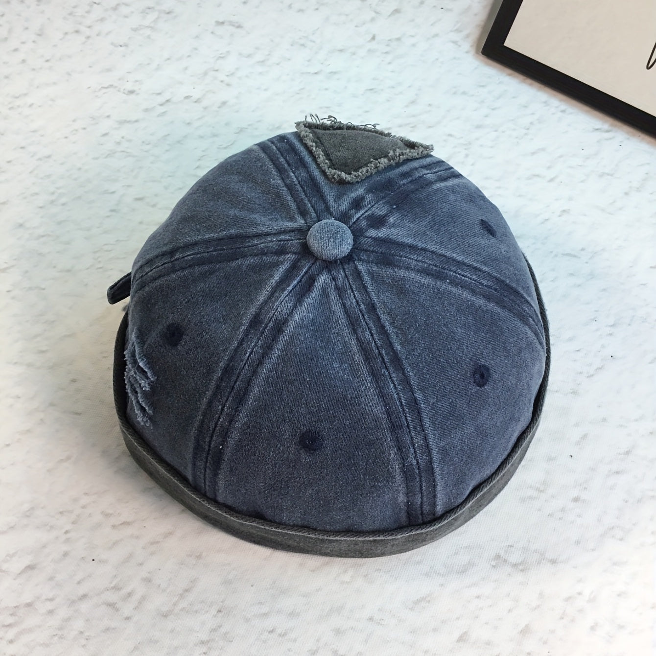 Men's Retro Melon Skin Hat Hip hop Adjustable Beanie