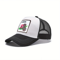 Fruit Pattern Patch Baseball Cap Candy Trucker Hat Mesh Unisex Dad Hat
