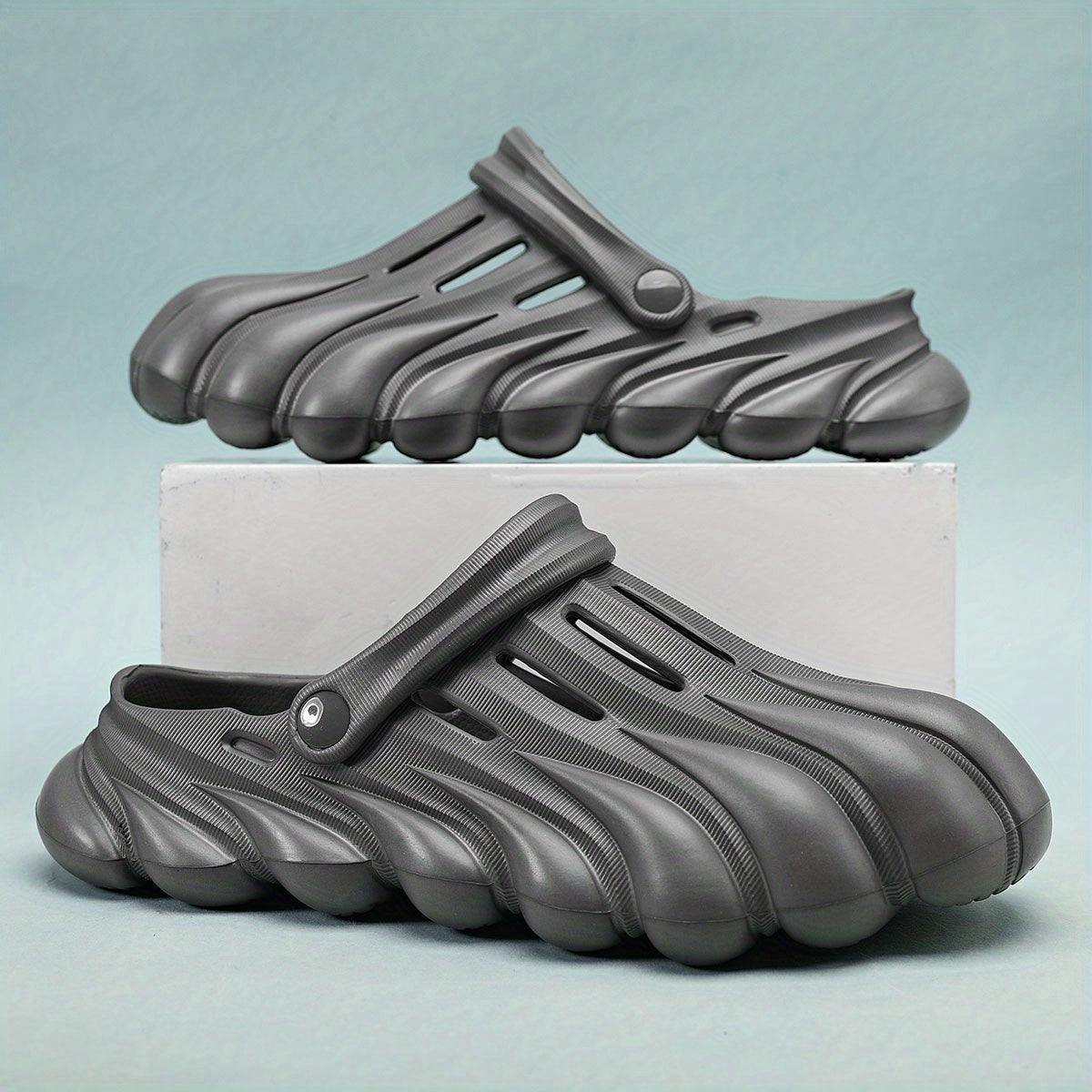 Men's Plain Clogs Garden Shoes Lightweight Sandals for Summer