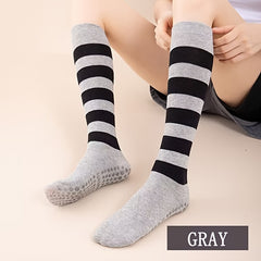 Stripes Pattern Non-slip Warm Yoga Socks Women's Dance Sports Socks