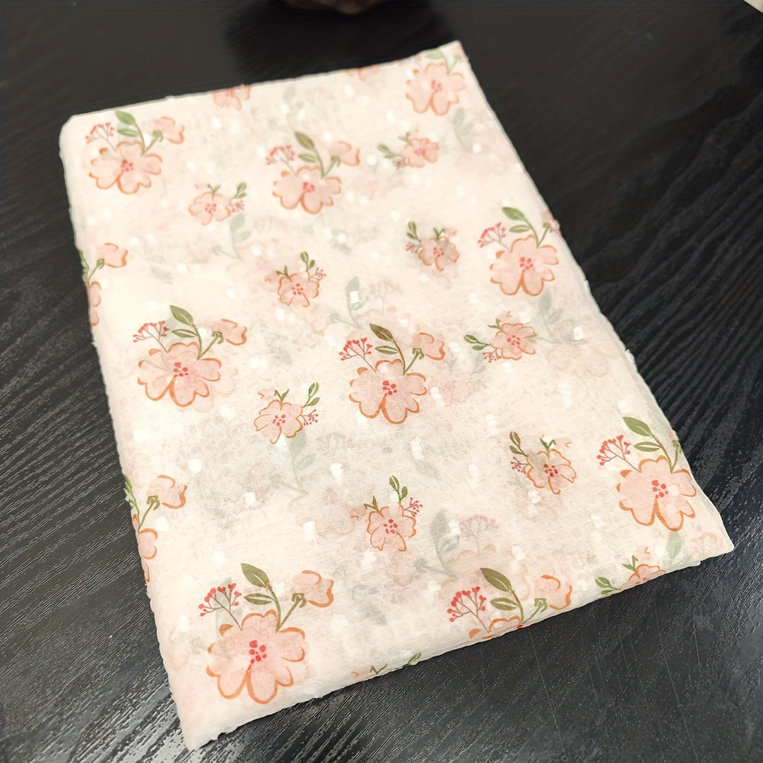 1yd Chiffon Fabric Comfortable and Breathable DIY Clothes Pants Dress Fabric