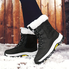 Women's Waterproof Winter Snow Boots Anti slip Warm Faux Fur Outdoor