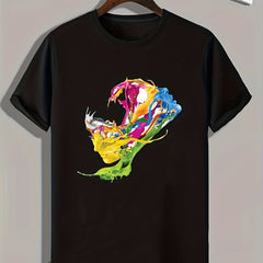 Artistic Painting Pattern Men's Graphic T-shirt for Summer