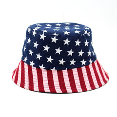 American Flag Star Spangled Fisherman Hat for Men and Women