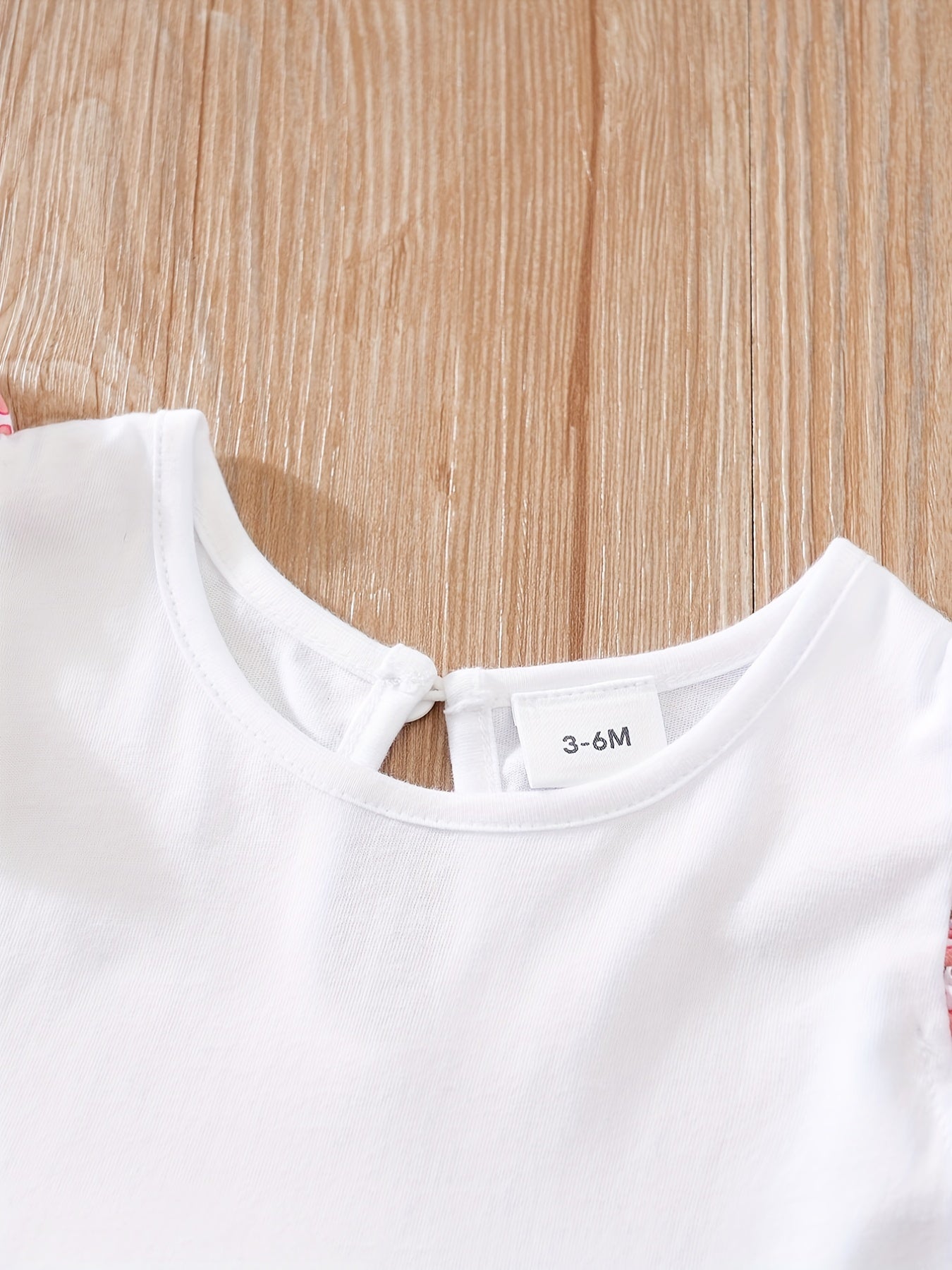 Animal Print Flutter Sleeve Baby Girl's Bodysuit