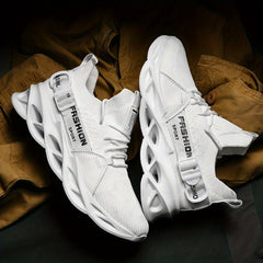 Men's Lace Up Blade Sneakers Lightweight Athletic Shoes