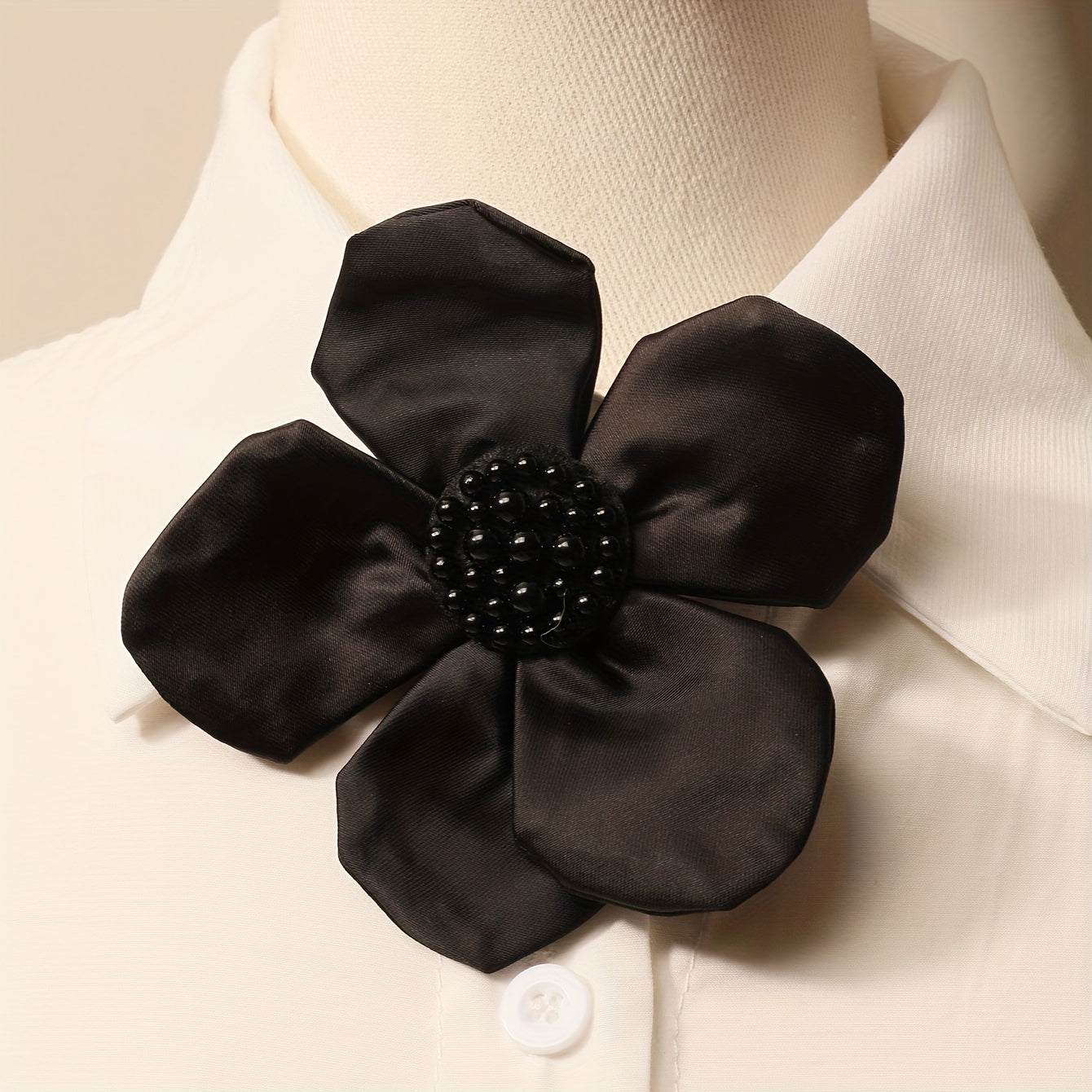 Bead Flower Collar Decorated Pins For Women