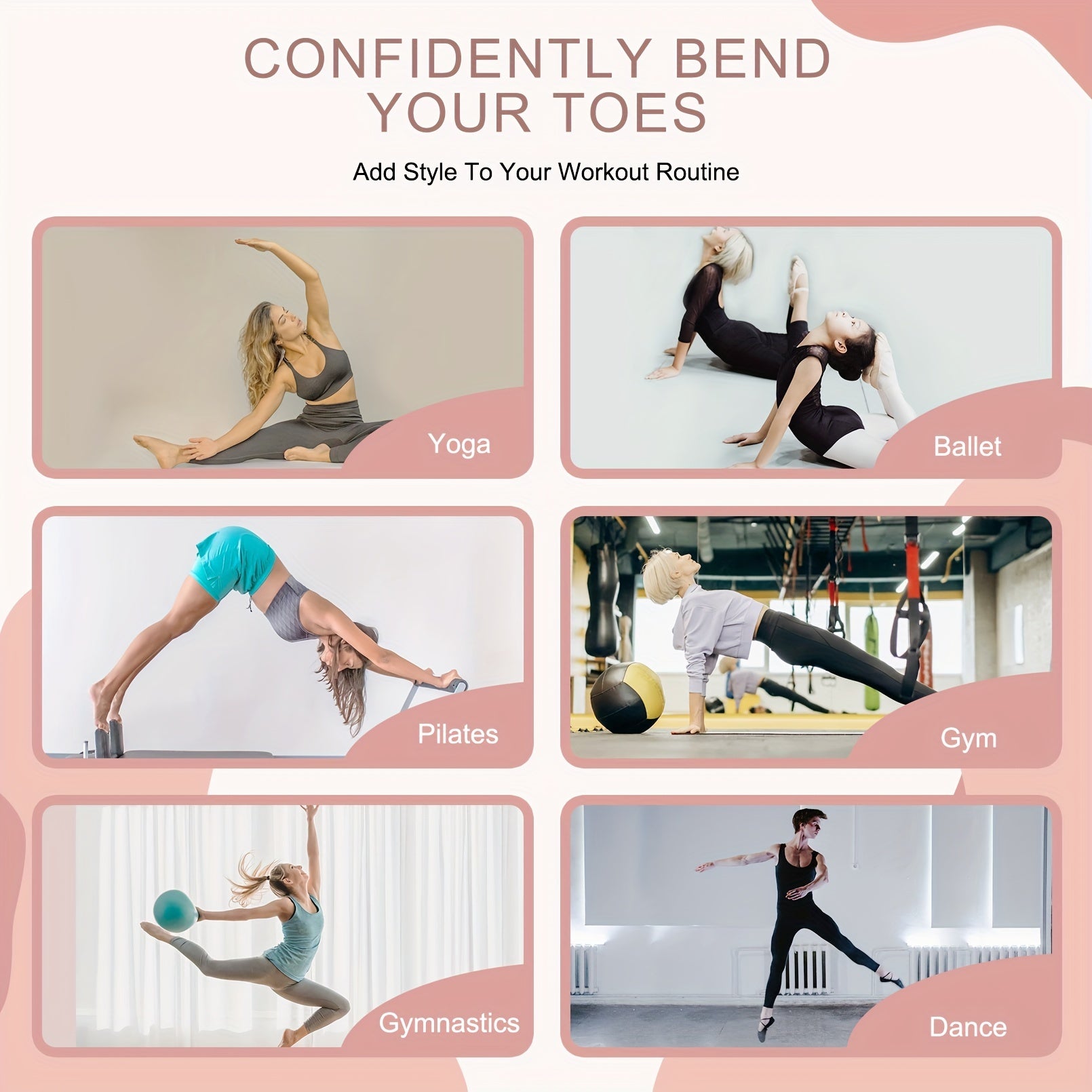Yoga Socks Women Non Slip Grips Cross Strap Pilates Fitness Ballet