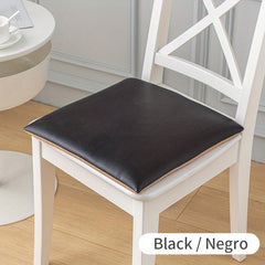 Leather Stool Cushion Waterproof Soft Resilient Thickened Melt-blown Interlayer