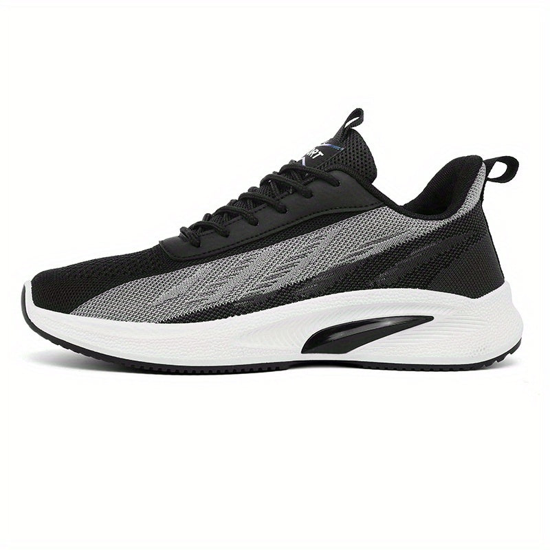 Men's Lightweight Woven Knit Sport Shoes for Running