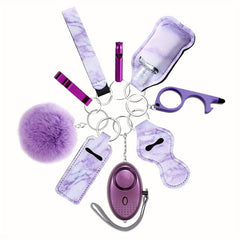 10pcs Personal Alarm Key Chain Bottle Opener Set
