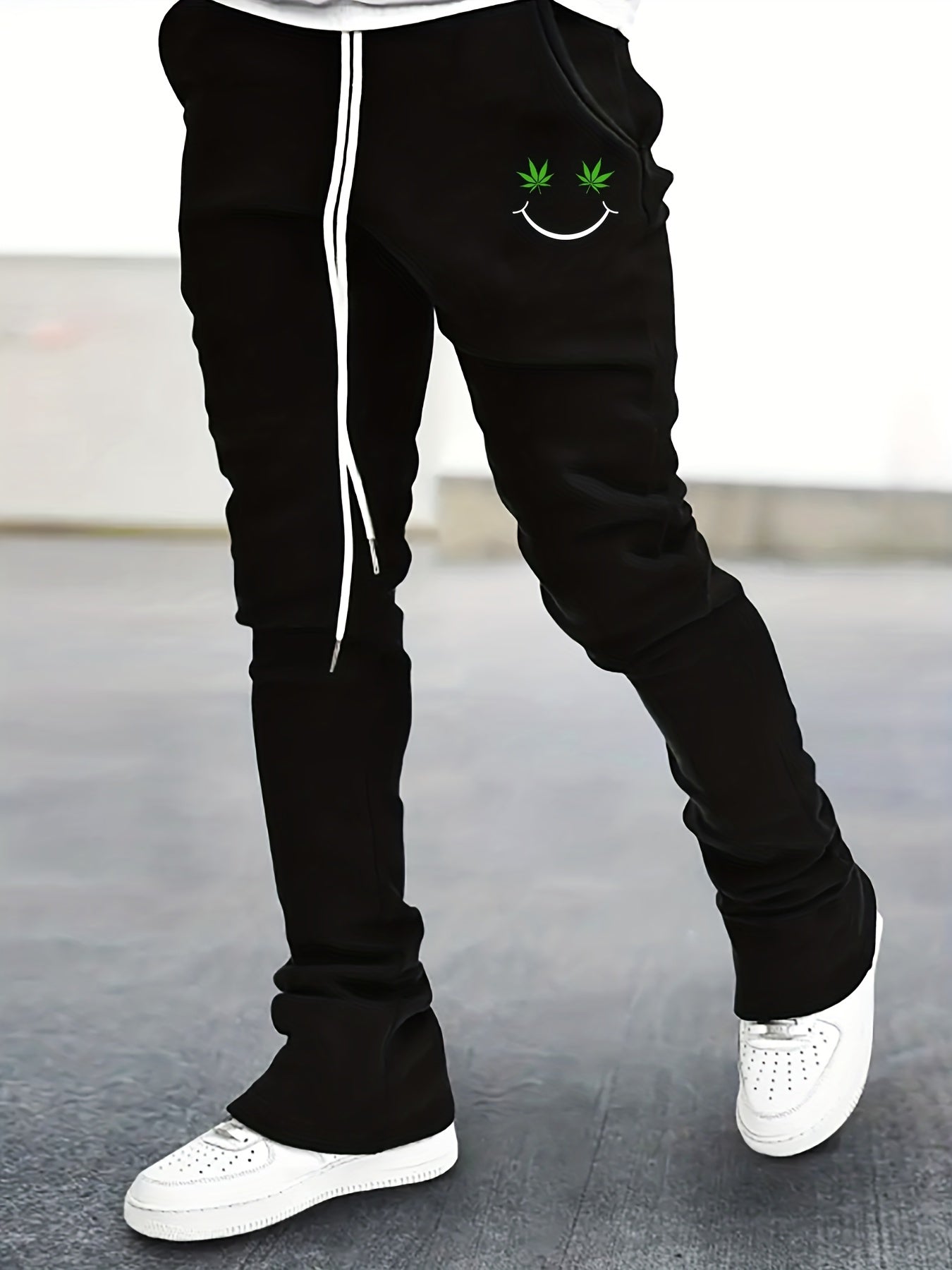 Men's Funny Pattern Flare Pants