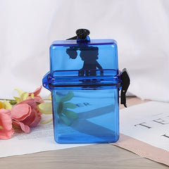 Transparent Storage Cigarette Case Waterproof Plastic