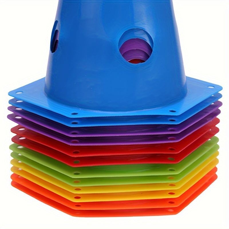12pcs Sports Training Cones for Soccer Football Games