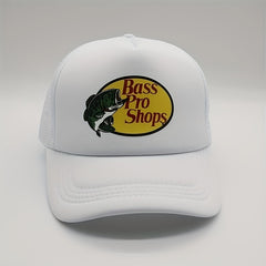 Fish Print Mesh Trucker Hat Unisex Casual Baseball Cap Sunscreen Dad Hats