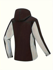 Waterproof Windproof Hooded Ski Coat Warm Outdoor Jacket