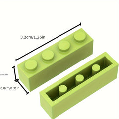 12 PCS 1X4 Thick High Wall Bricks Building Blocks Set