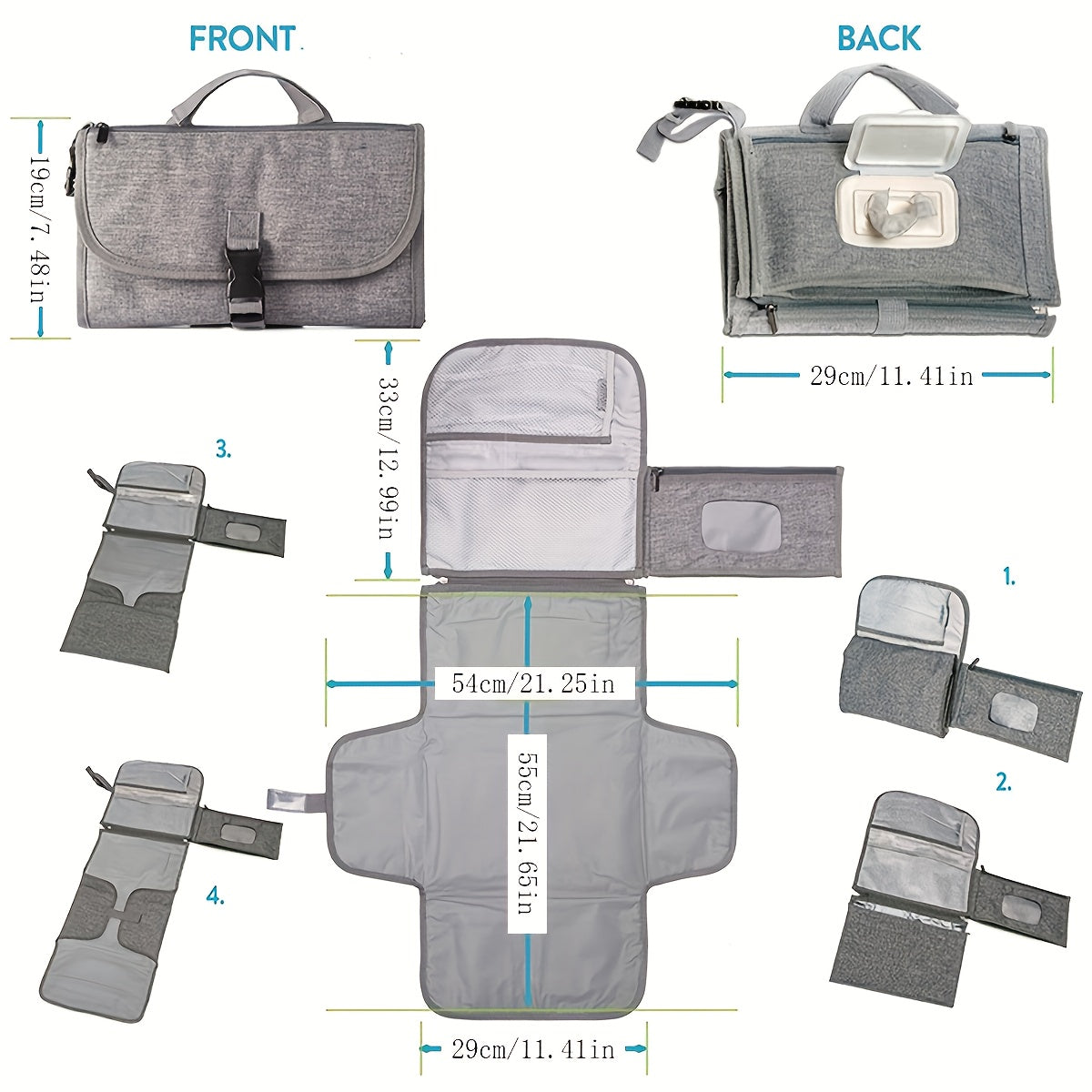 Kids Urine-proof Pad with Hanging Bag