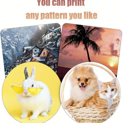 24PCS Sublimation Blank Coaster Rubber Silicone Car Cup Mat