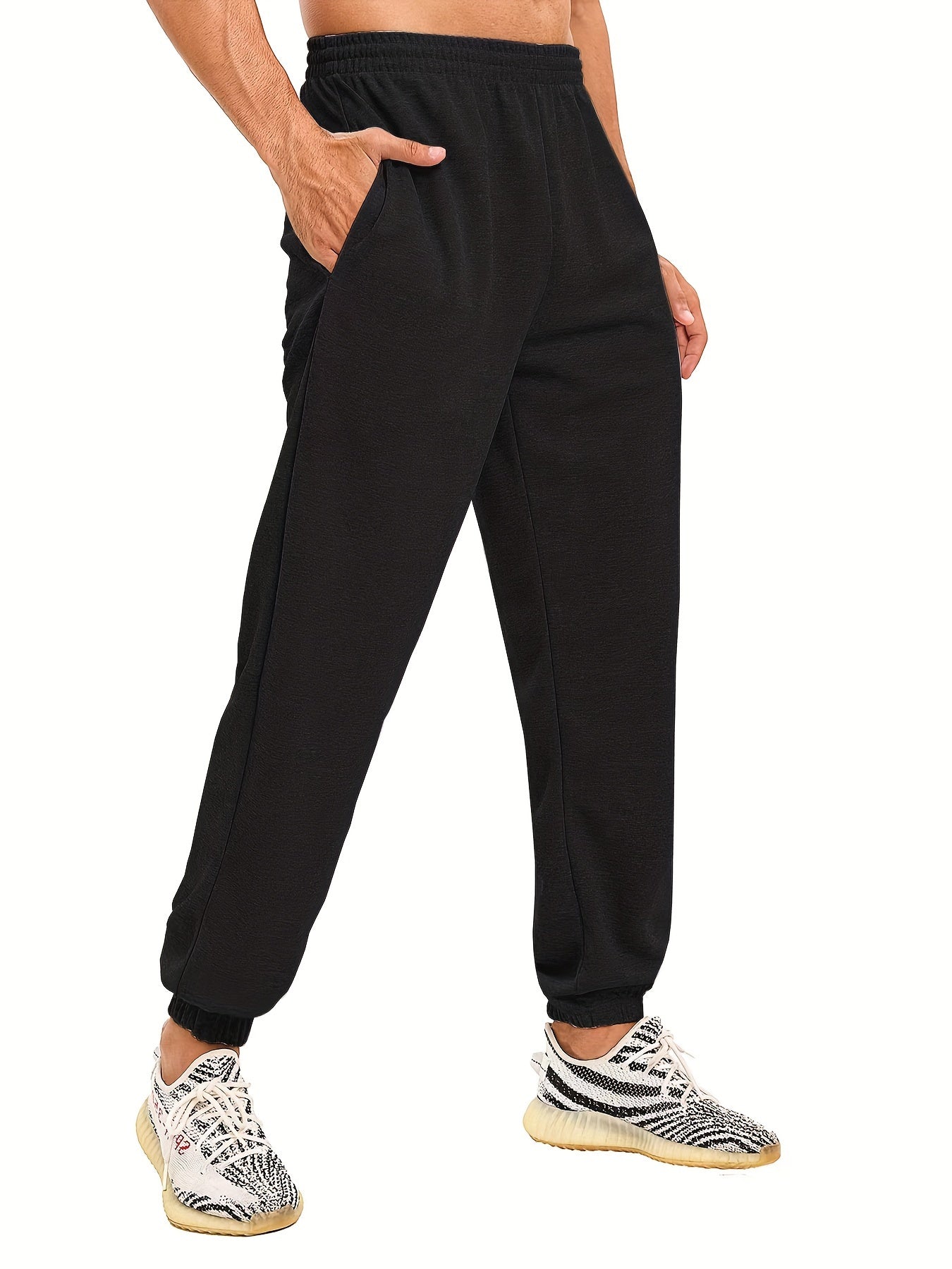 Men's Casual 2pcs Stretch Jogger Pants
