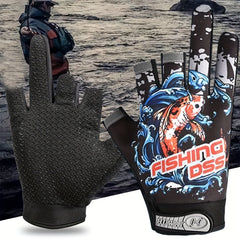 Outdoor Fishing Gloves Non slip Cycling Gloves
