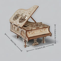 Wooden Piano 3D Puzzle DIY Model Educational Toy Gift