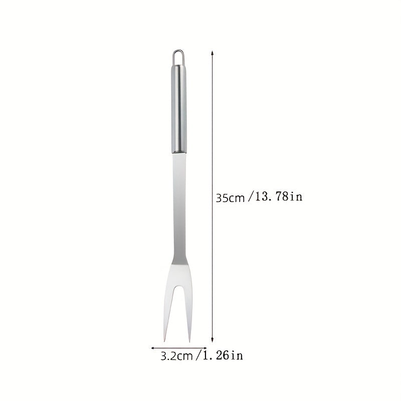 Stainless Steel BBQ Meat Fork 35cm