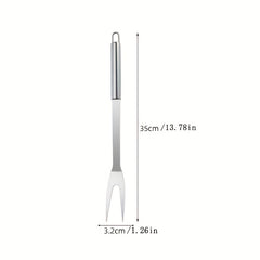 Stainless Steel BBQ Meat Fork 35cm