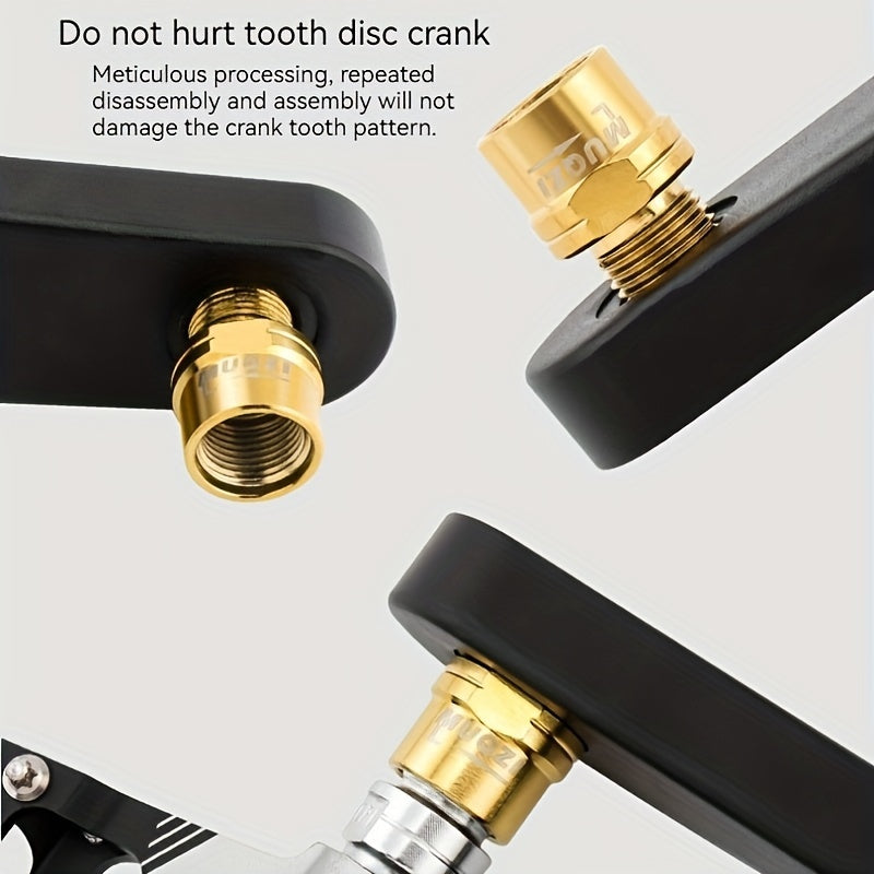 2pcs Bike Pedal Extension Lock Crank Extender Accessories