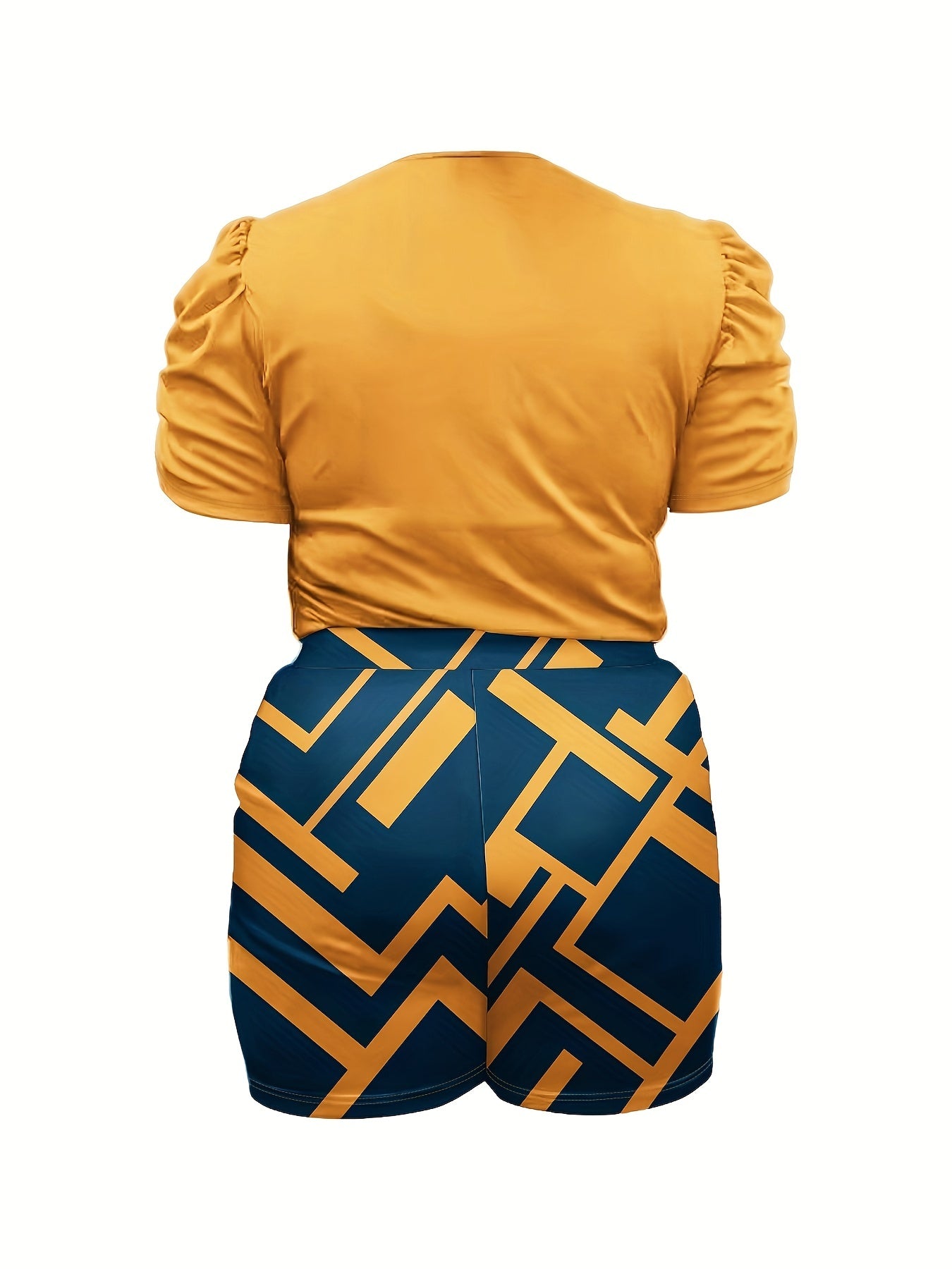 Casual Outfits Women's Puff Sleeve Round Neck