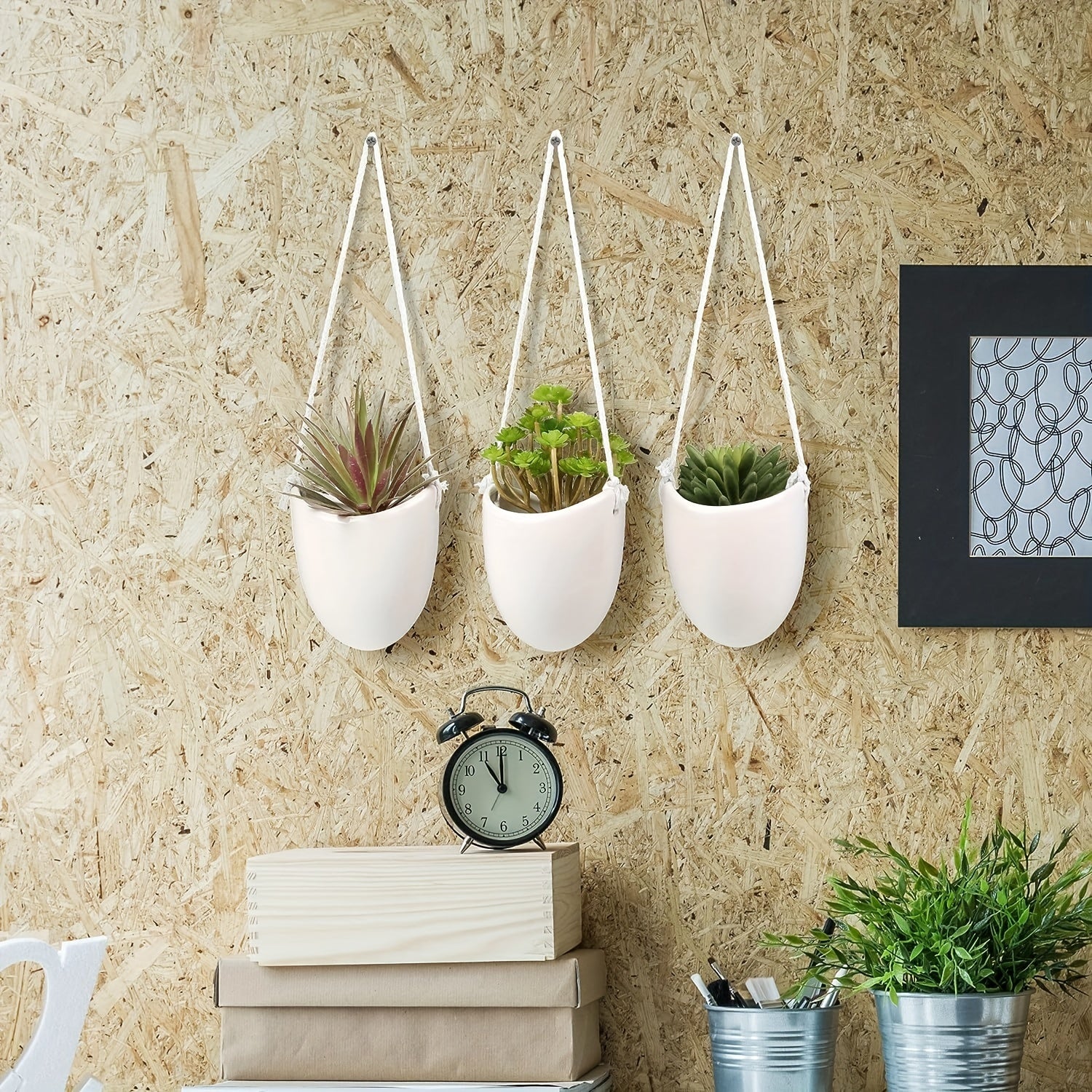 Minimalist Style Hanging Basin for Succulent Flowers