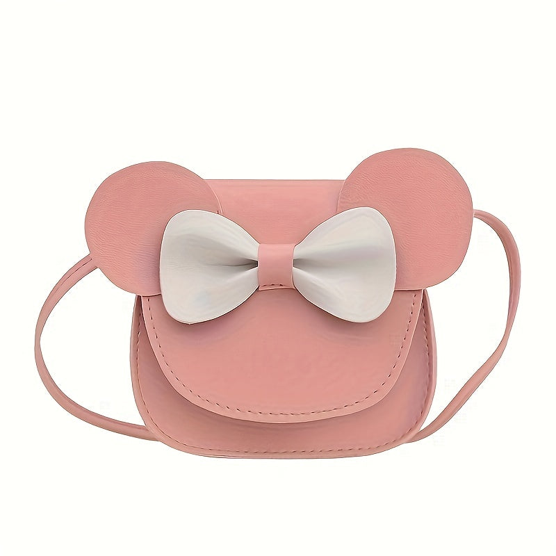 Girls Bow Shoulder Bag Coin Purse Wallet Princess Crossbody Bag Mini Pouch
