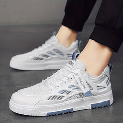 Men's Lace up Sneakers Skate Shoes Breathable & Wear-resistant