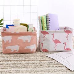 Foldable Desktop Storage Box Stationery Cosmetics Storage