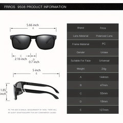 FRROS Polarized Sunglasses F9508 9 Colors