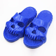Men's Lightweight Skull Slides Casual Slippers